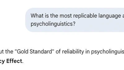 I Asked Gemini: What Is the Most Replicable Language Phenomenon? featured image